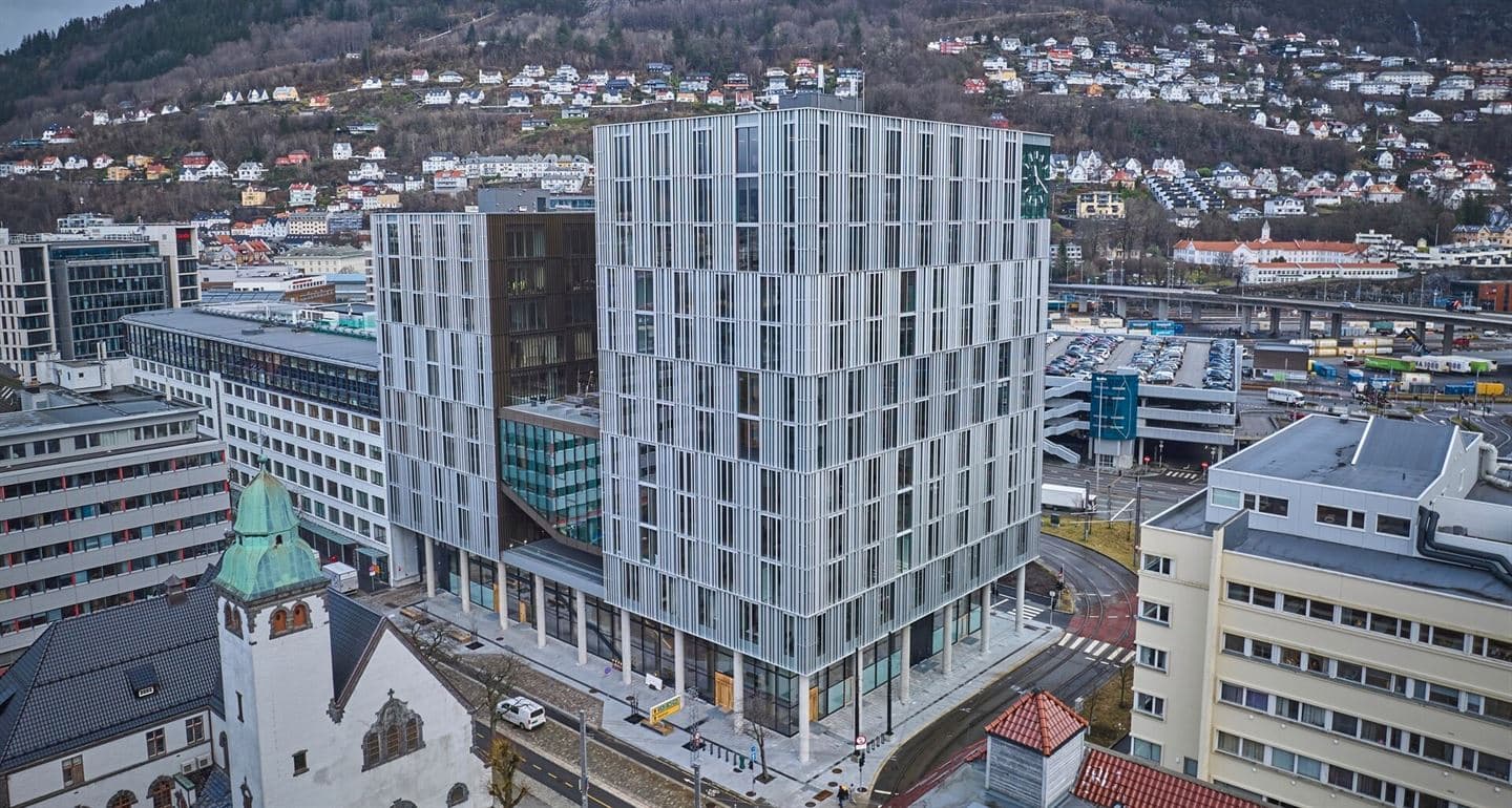 Bilde av kontorlokalet i Bergen. 
