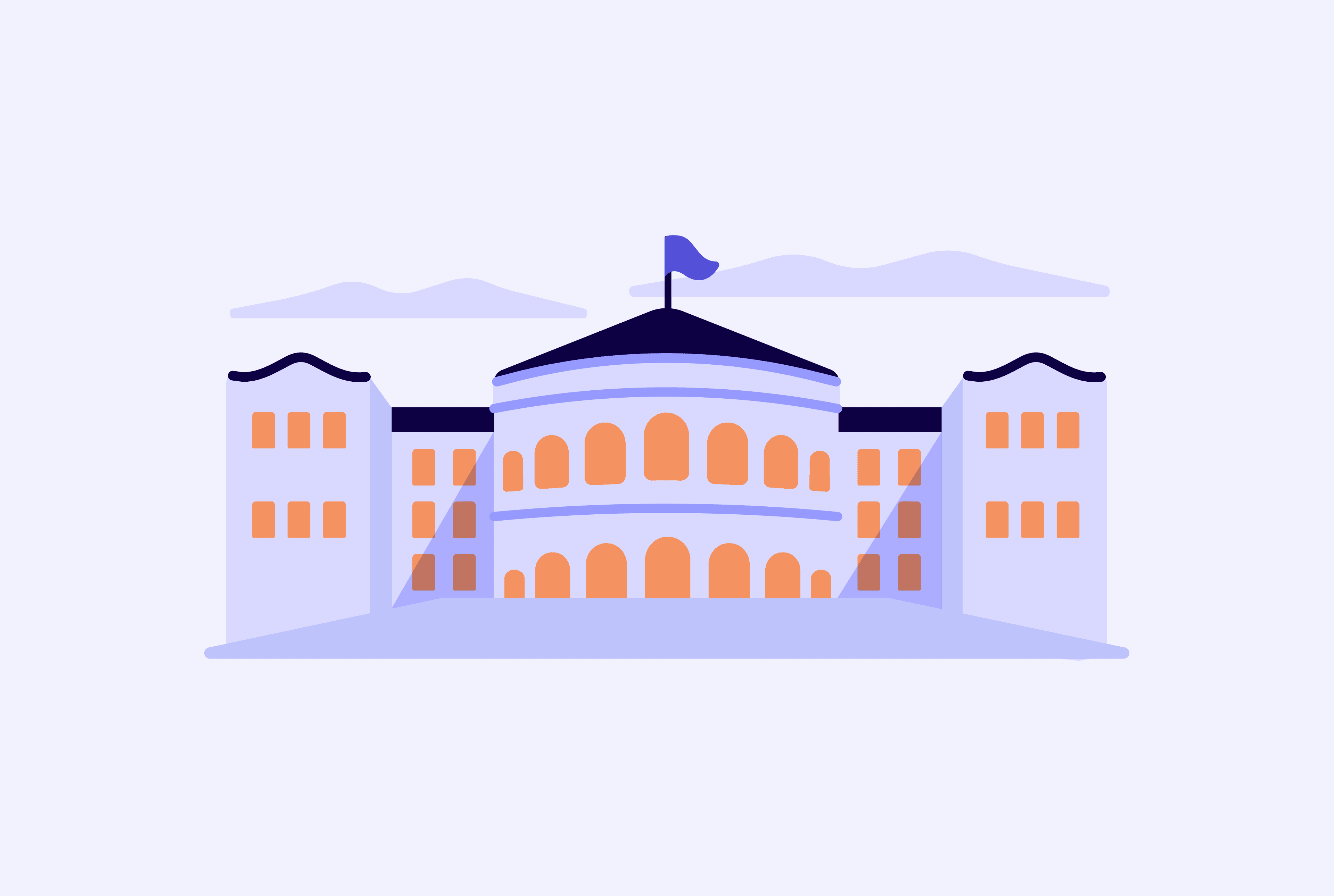 Illustrasjon av Stortinget